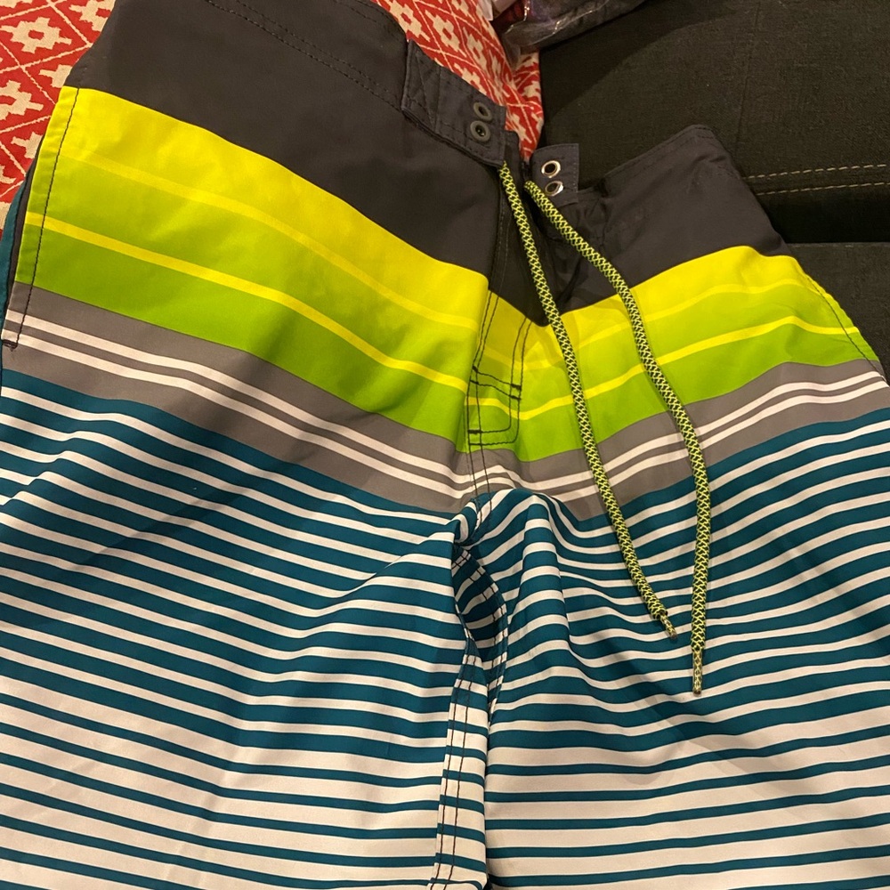 Boys swim trunks with bonus zip pockets